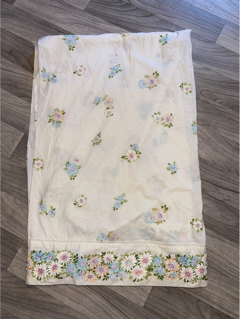 Vintage Floral Full/Double Flat Sheet
